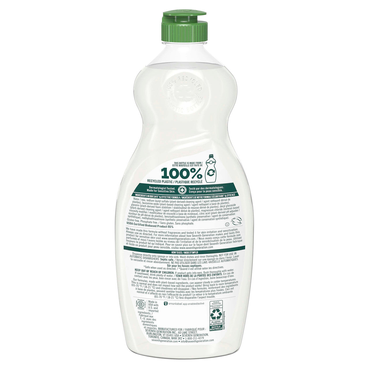 7 GEN DISH LQ FREE/CLEAR ( 6 X 19 OZ   )-2