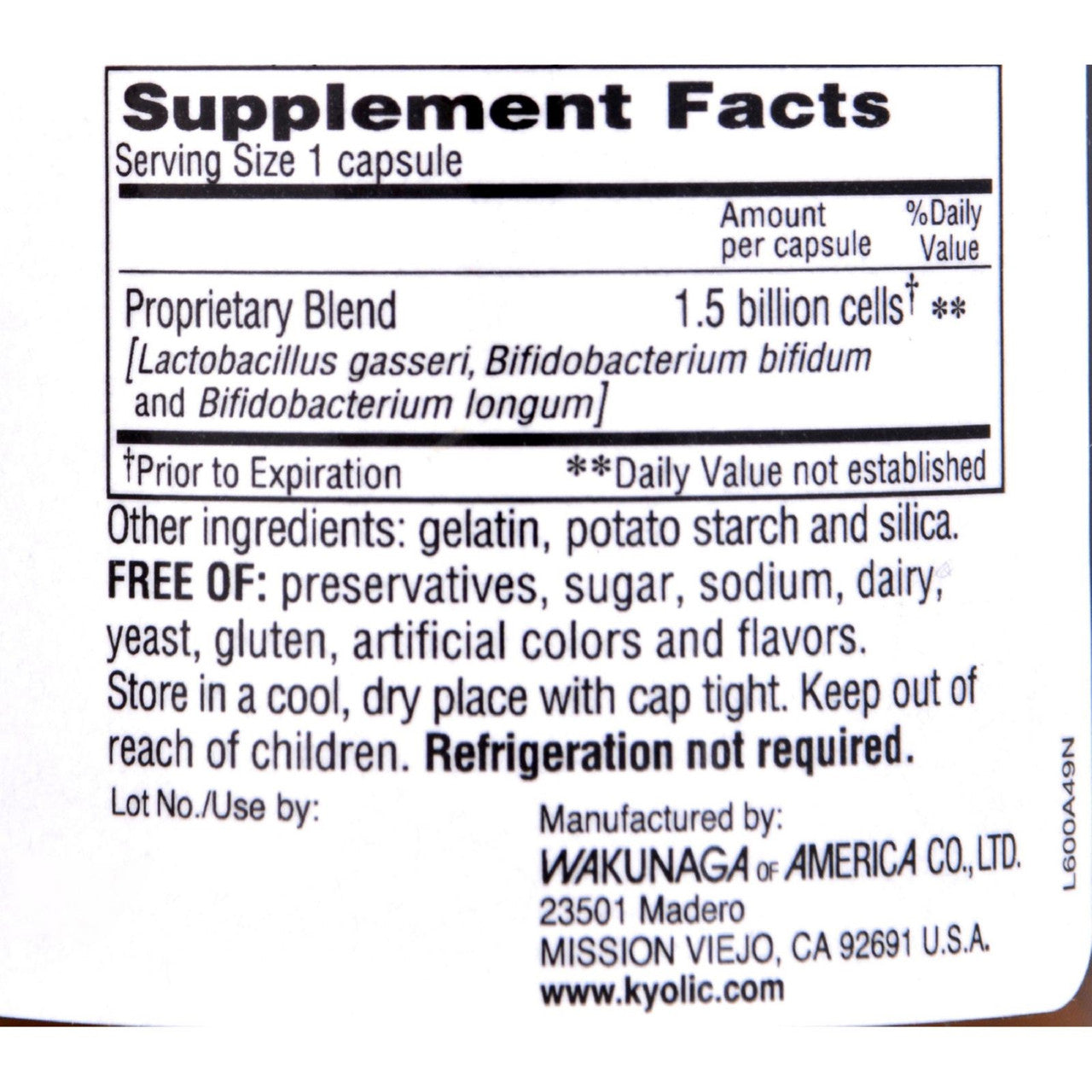 Kyolic Kyo Dophilus (1x90 CAP)-1