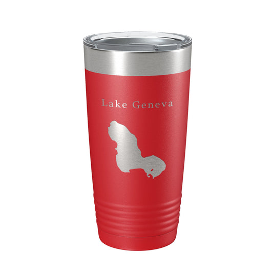 Lake Geneva Map Tumbler Travel Mug Insulated Laser Engraved Coffee Cup Florida 20 oz-10
