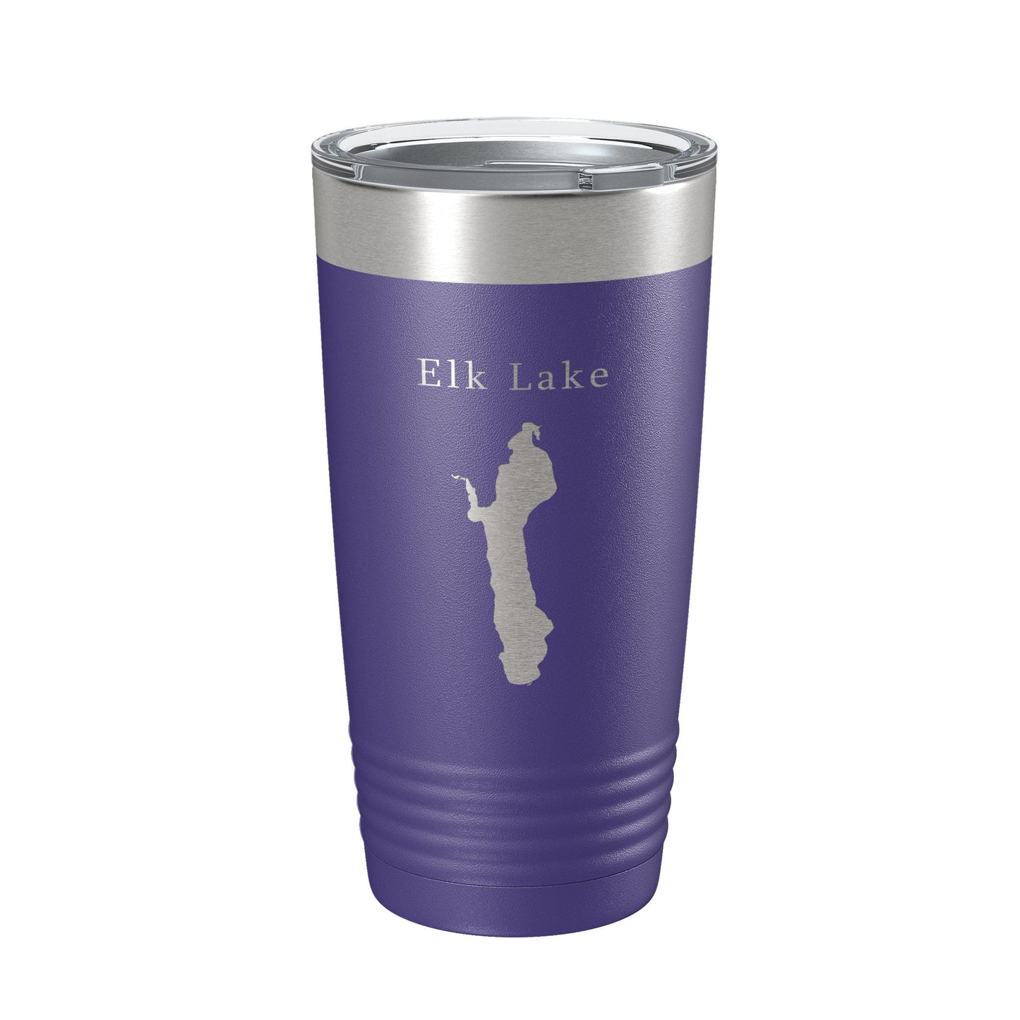 Elk Lake Map Tumbler Travel Mug Insulated Laser Engraved Coffee Cup Michigan 20 oz-15