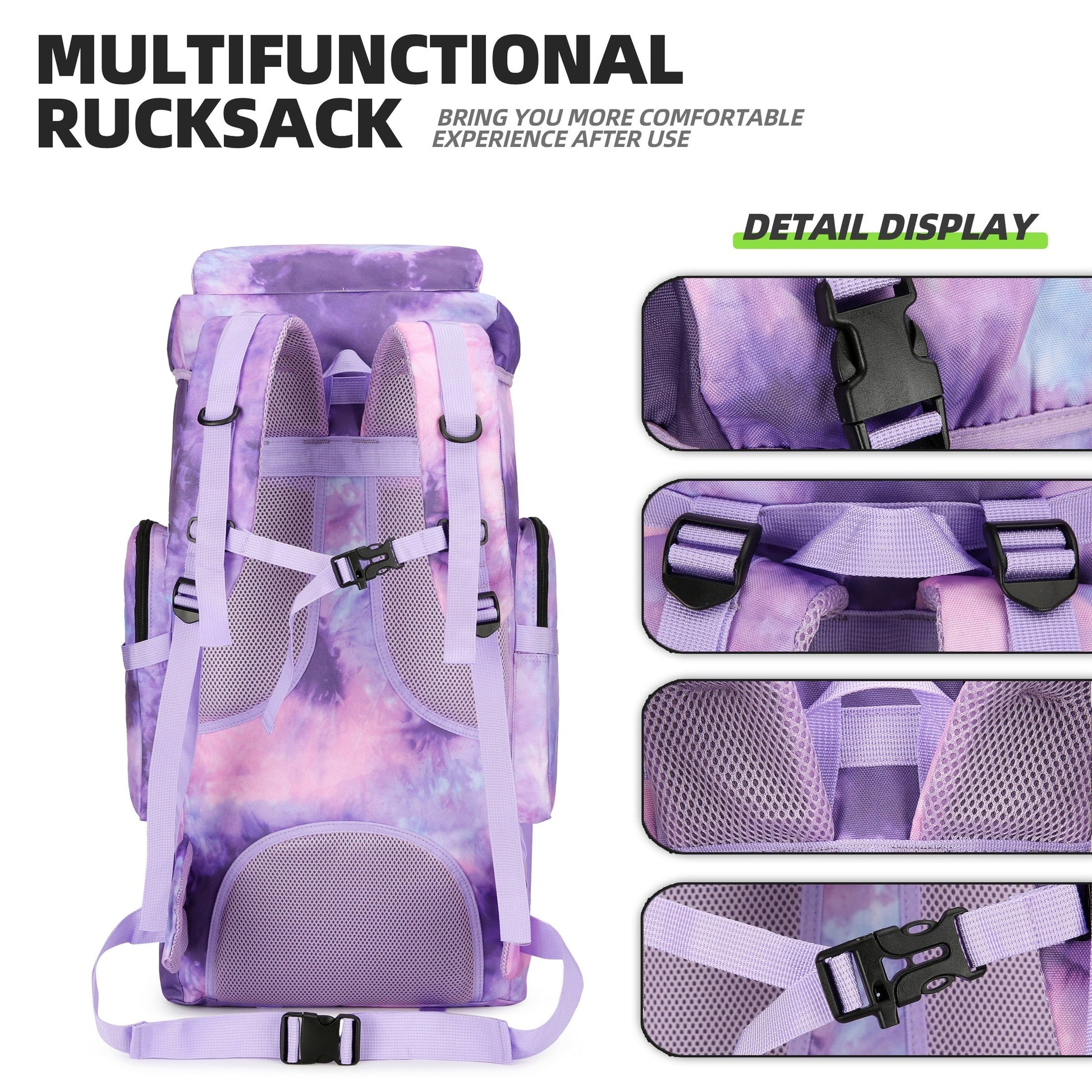 Hiking Backpack Large Capacity Daypack-3