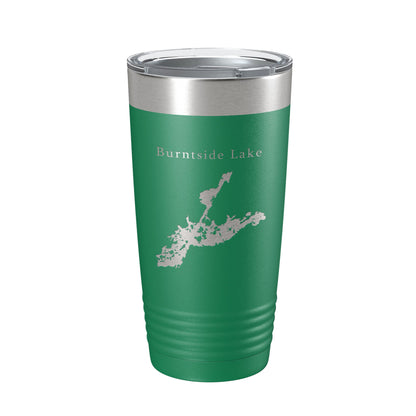Burntside Lake Map Tumbler Travel Mug Insulated Laser Engraved Coffee Cup Minnesota 20 oz-9