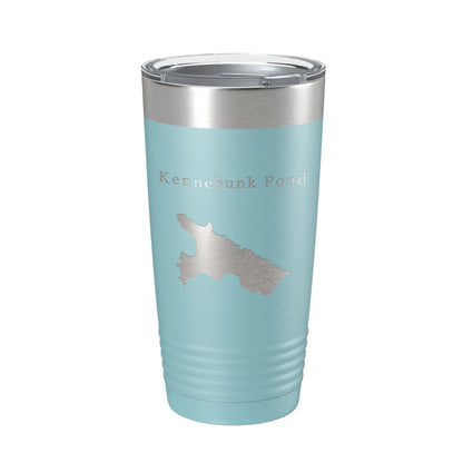 Kennebunk Pond Tumbler Lake Map Travel Mug Insulated Laser Engraved Coffee Cup Maine 20 oz-13