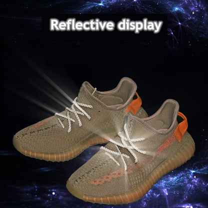 Reflective Round Sports Shoelaces with High Light