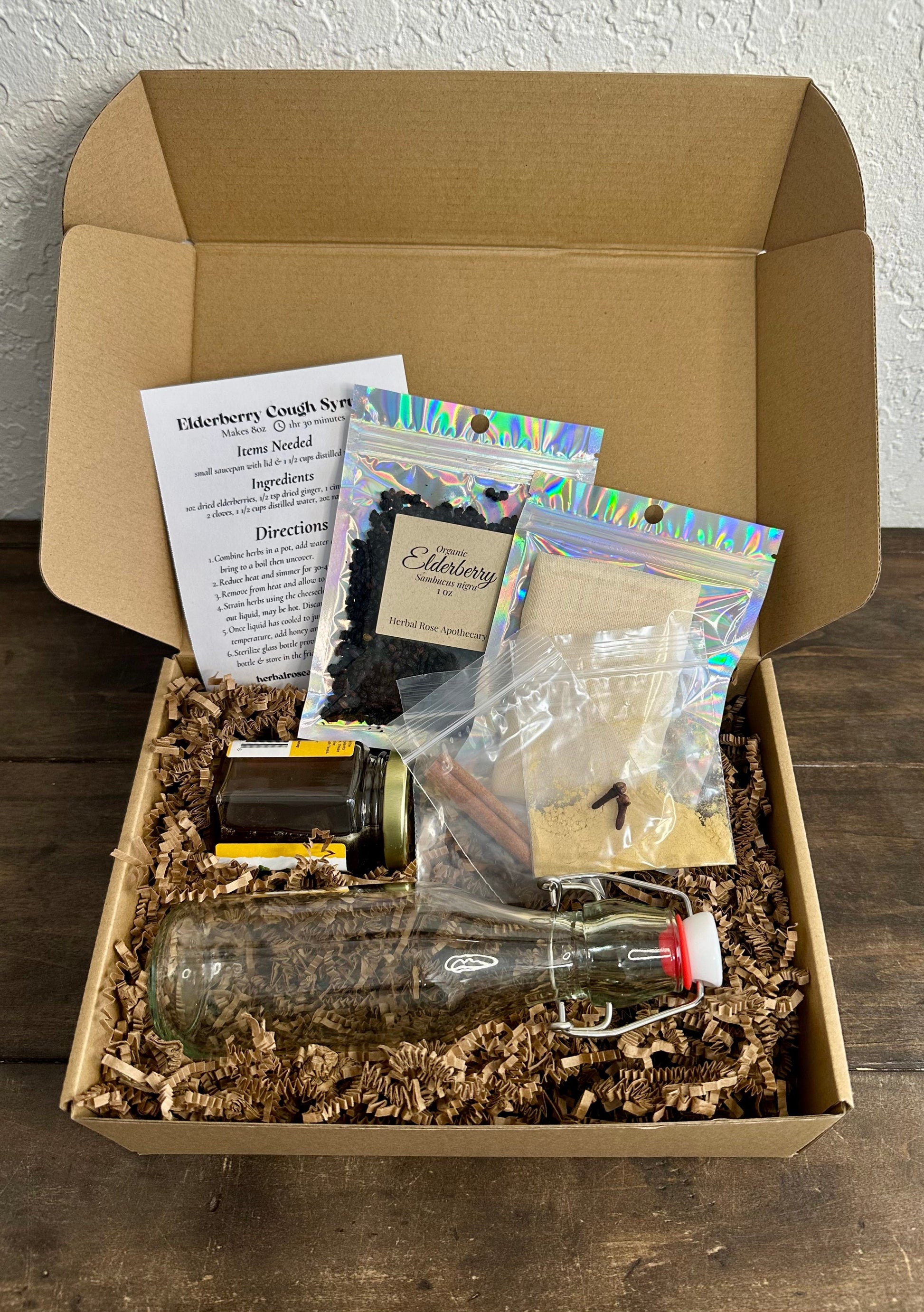 DIY Elderberry Cough Syrup Kit-1