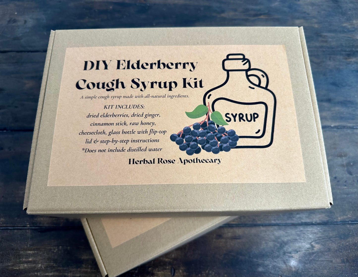 DIY Elderberry Cough Syrup Kit-0