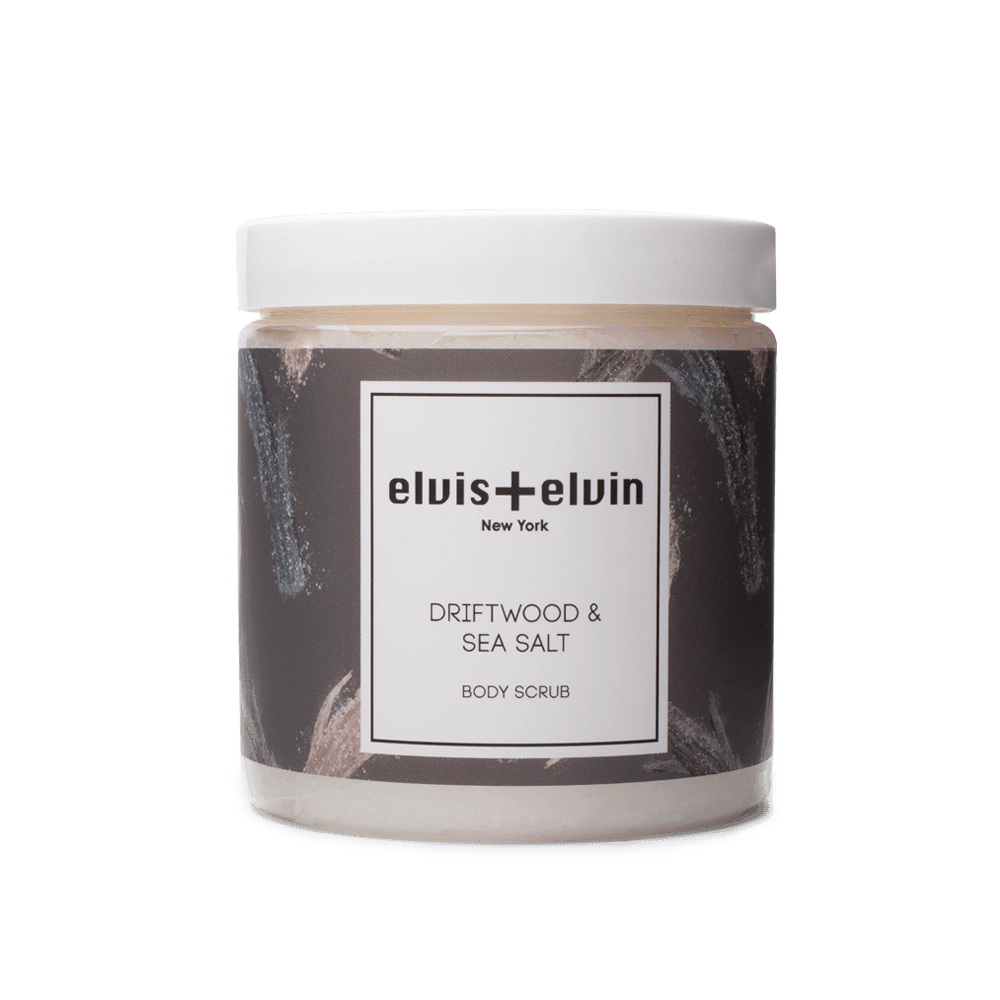 elvis+elvin Driftwood & Sea Salt Body Scrub with Dead Sea Salt 300ml-0