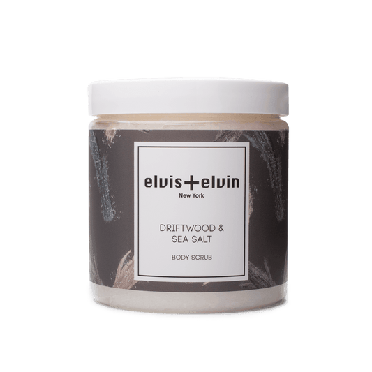 elvis+elvin Driftwood & Sea Salt Body Scrub with Dead Sea Salt 300ml-0
