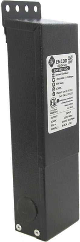 Emcod ML50S12AC 12VAC transformer 120VAC input 50 Watts max output-4