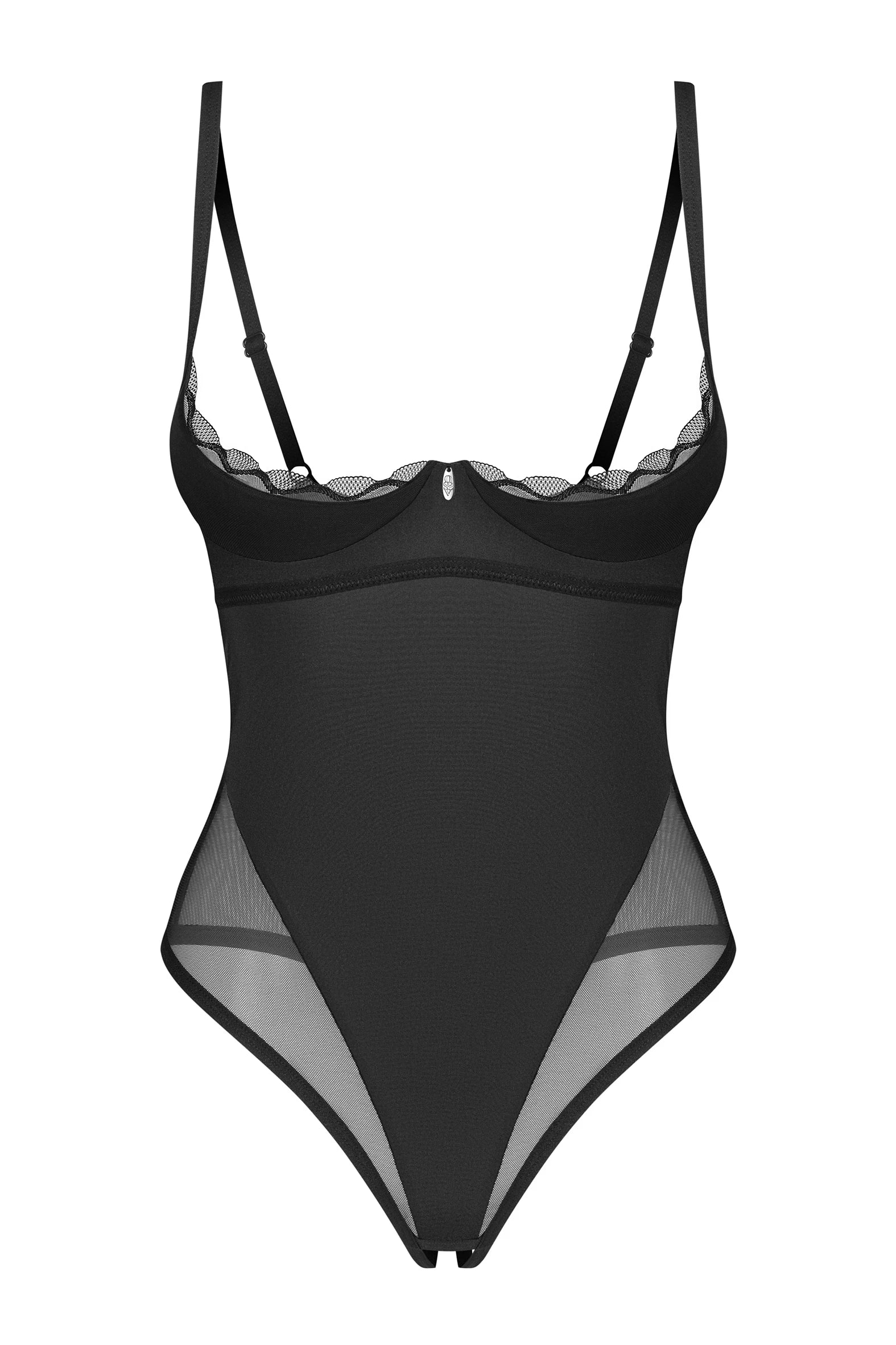 Crotchless Cupless Teddy Stelisa-4