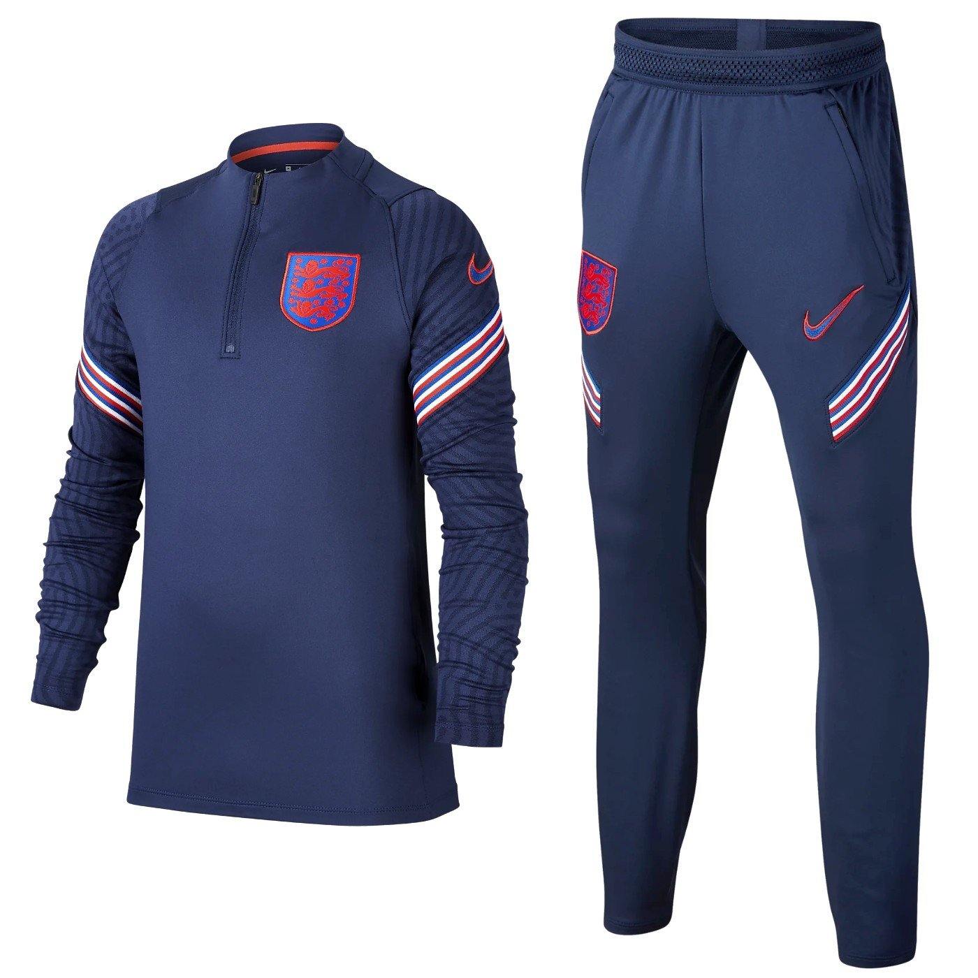 Kids - England training technical Soccer tracksuit 2020/21 navy - Nike-0