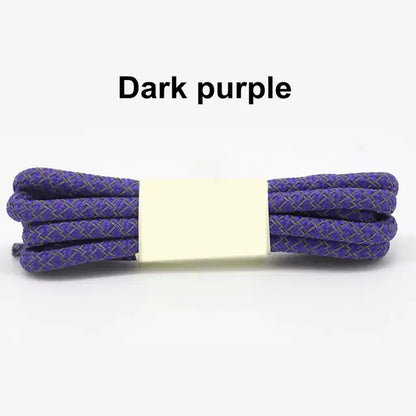 Reflective Round Sports Shoelaces with High Light