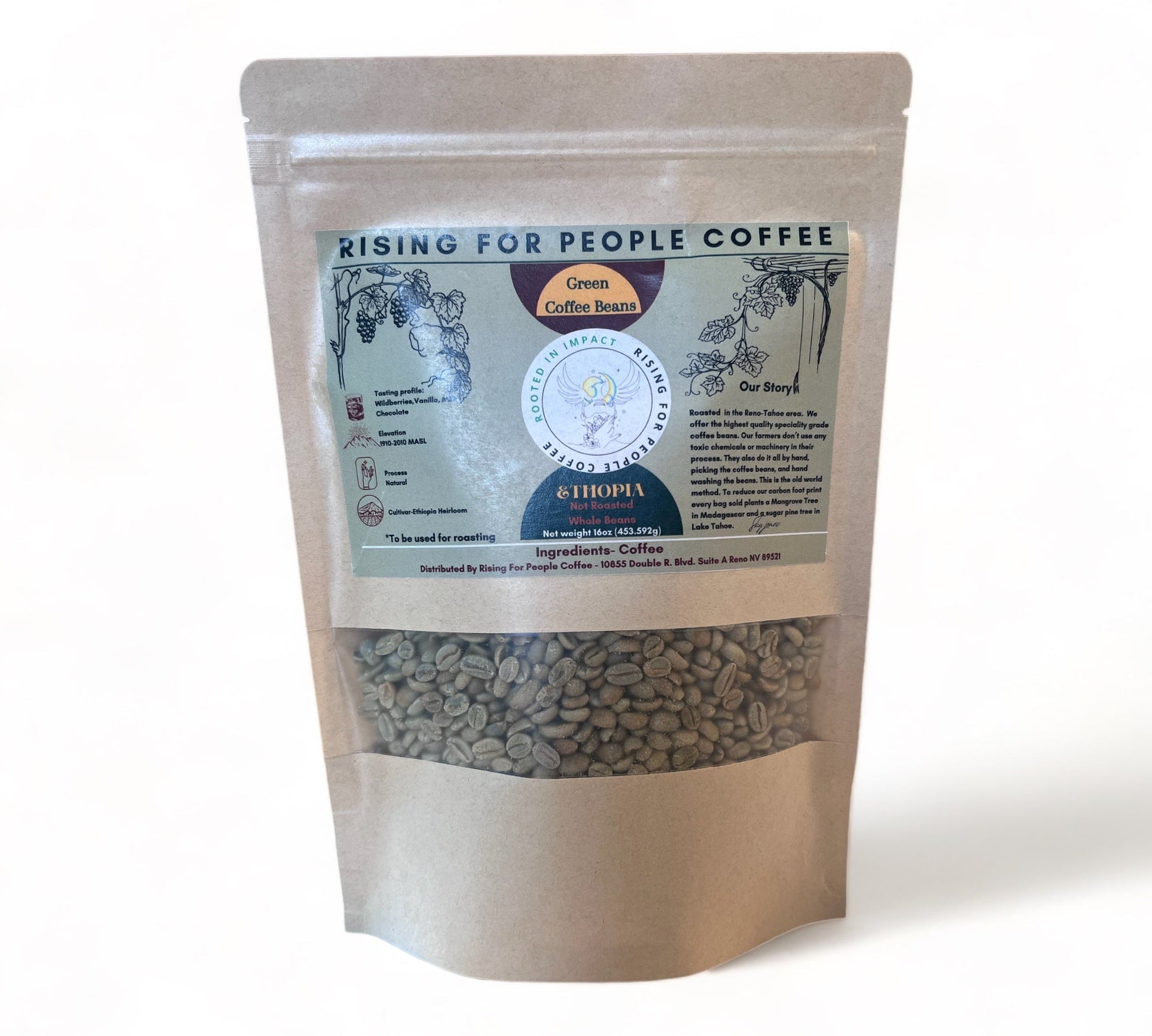 Ethiopia Natural- Green Coffee Beans-1