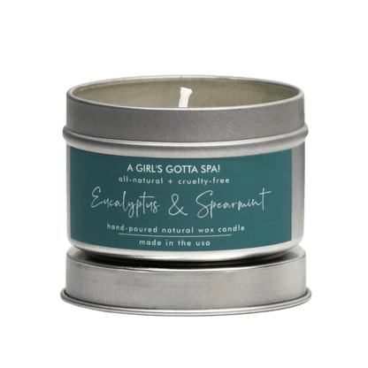 Eucalyptus and Spearmint Soy Candle-2