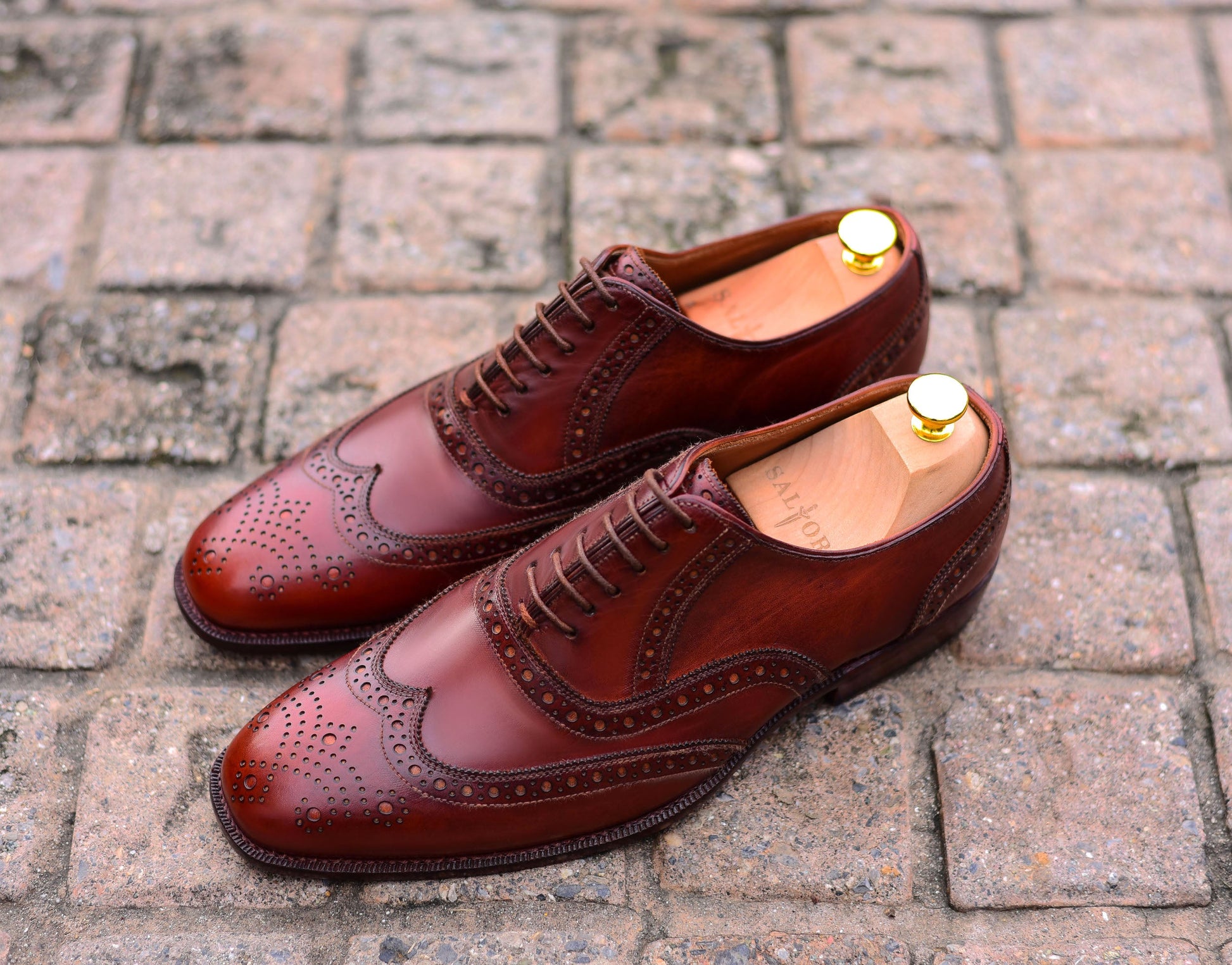 Executive - Wingtip Full-Brogue Oxfords-2