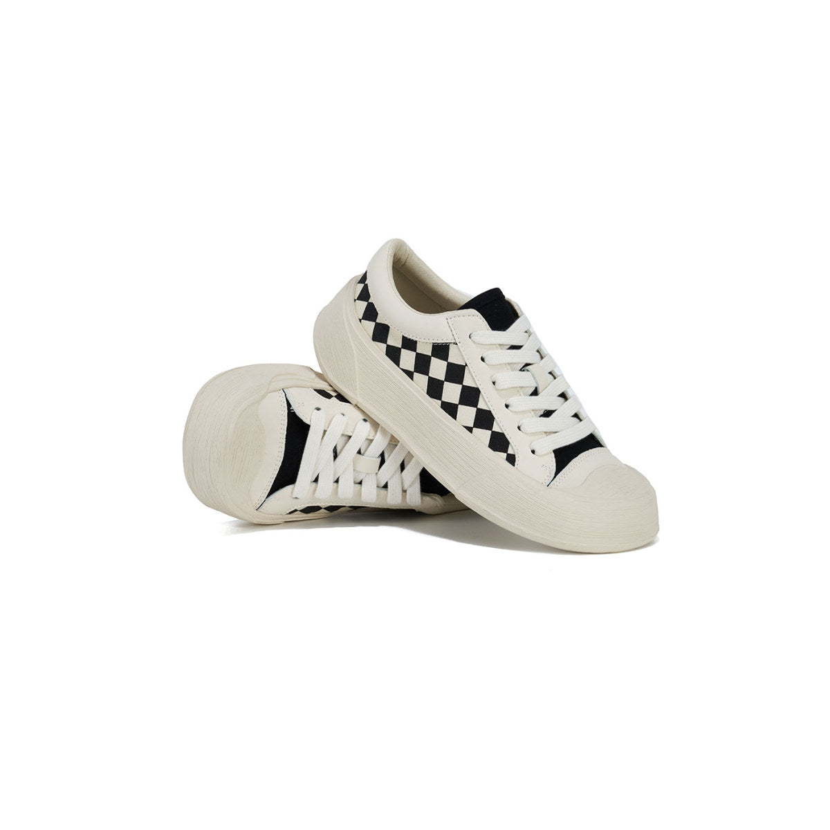 Expressive Platform Canvas Sneakers-3