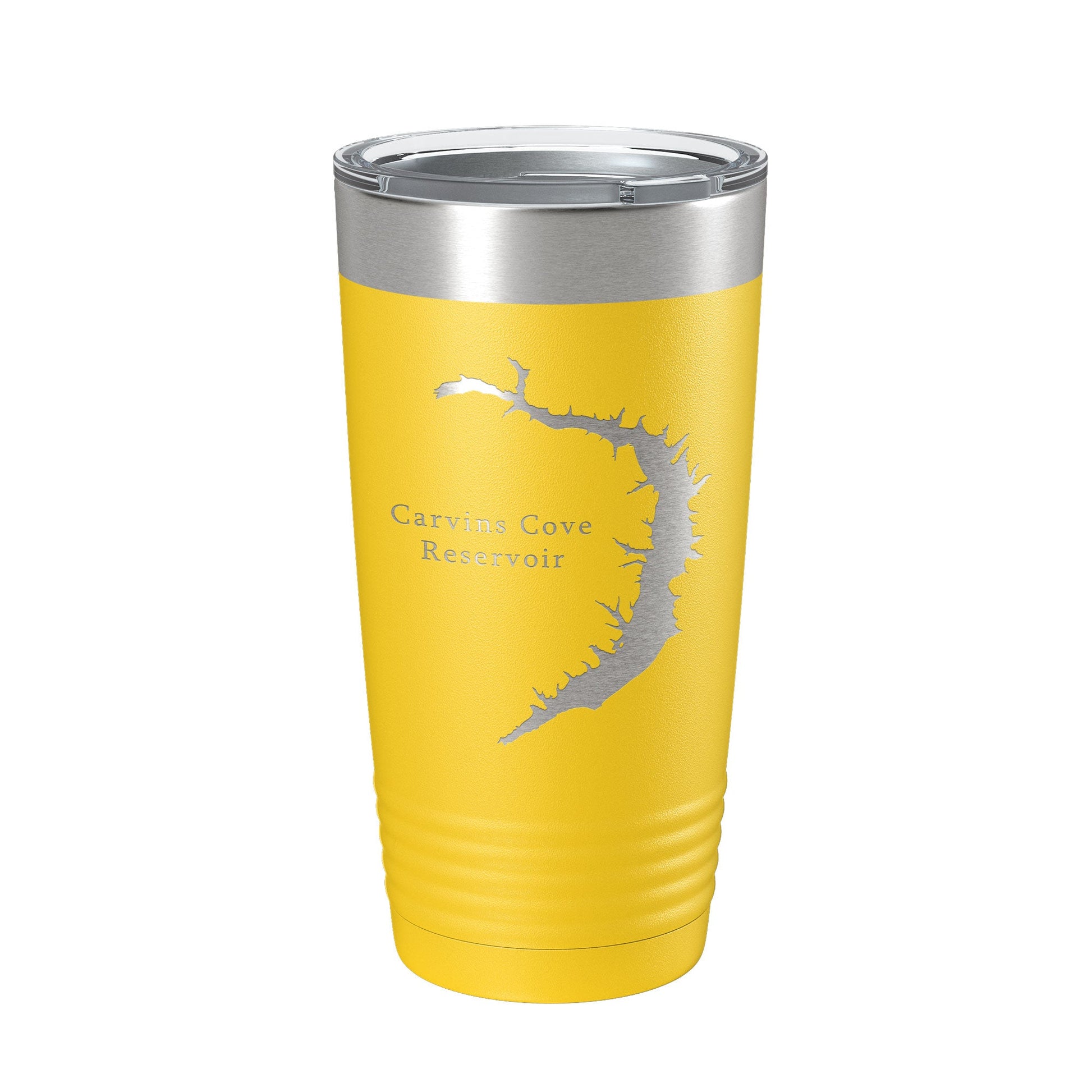 Carvins Cove Reservoir Tumbler Lake Map Travel Mug Insulated Laser Engraved Coffee Cup Virginia 20 oz-4