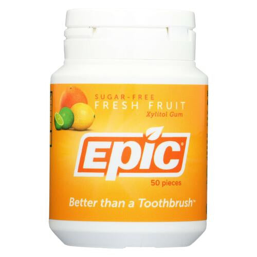 Epic Dental Xylitol Fresh Fruit Gum (1x50 Ct)-0