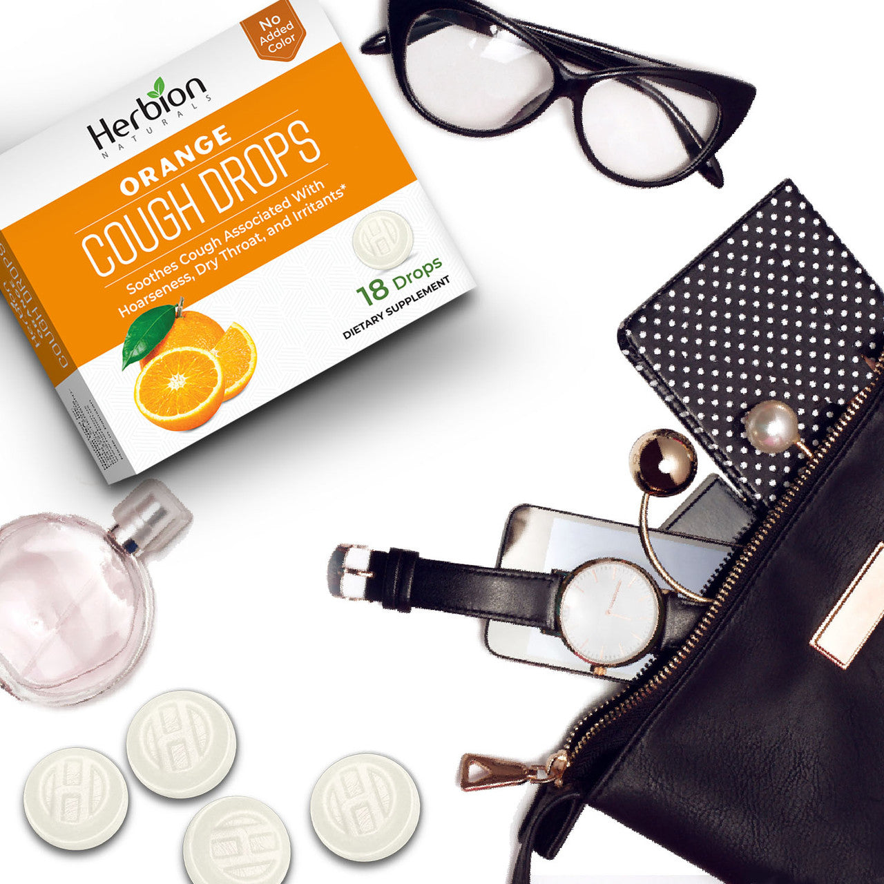 H.N COUGH DROPS ORANGE ( 1 X 18 CT   )-5
