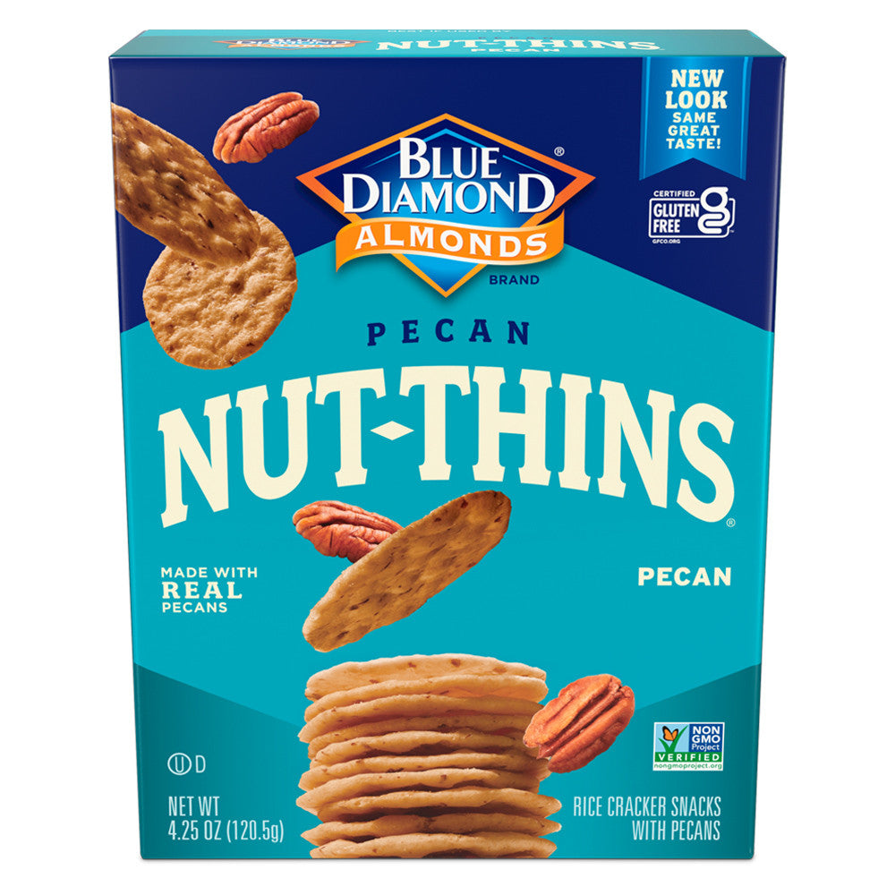 Blue Diamond Pecan Nut Thin Crackers (12x4.25 Oz)-2