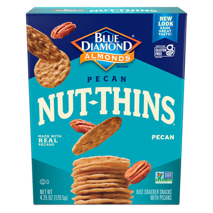 Blue Diamond Pecan Nut Thin Crackers (12x4.25 Oz)-2