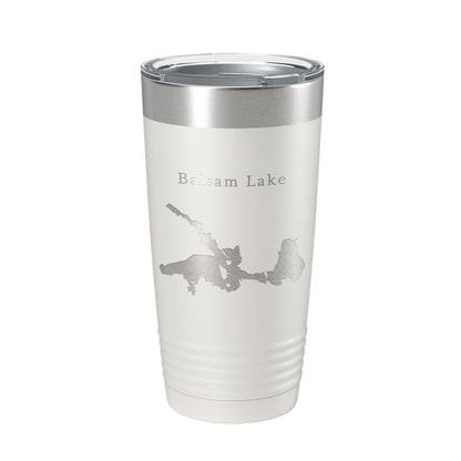 Balsam Lake Map Tumbler Travel Mug Insulated Laser Engraved Coffee Cup Wisconsin 20 oz-7