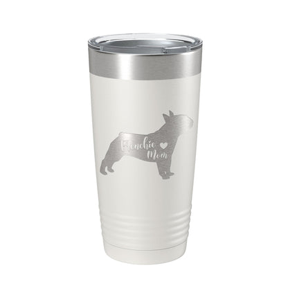 Frenchie Mom Tumbler Dog Travel Mug French Bulldog Gift Insulated Laser Engraved Coffee Cup 20 oz-1