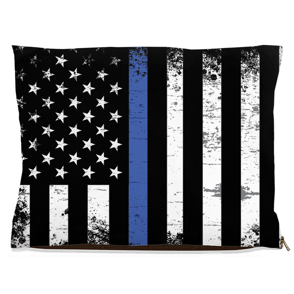 Thin Blue Line Dog Bed-3