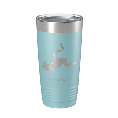 Caddo Lake Map Tumbler Travel Mug Insulated Laser Engraved Coffee Cup Louisiana Texas 20 oz-13