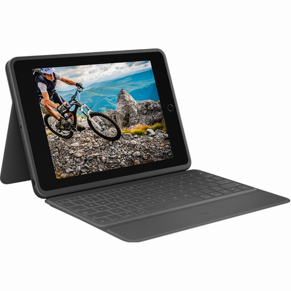 Logitech Rugged Folio Grafit Smart Connector QWERTZ Německý (920-009313)-0