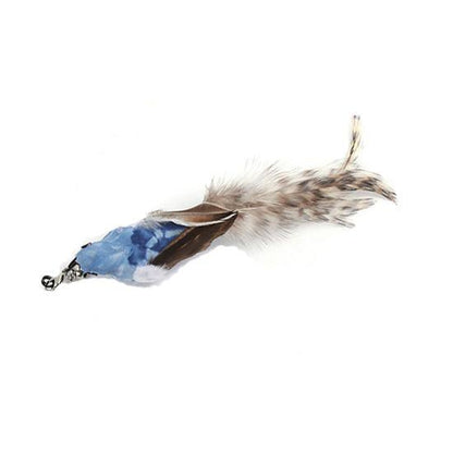 Feather Frenzy Cat Teaser: Extendable Steel Wire Rod With Suction Cup-12