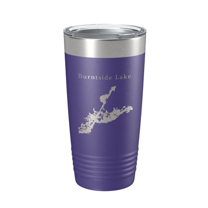 Burntside Lake Map Tumbler Travel Mug Insulated Laser Engraved Coffee Cup Minnesota 20 oz-15