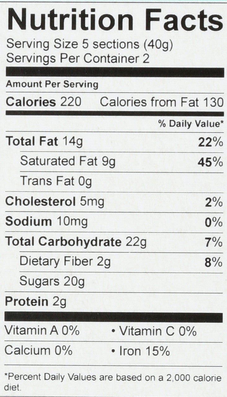 Alter Eco Dark Chocolate Coconut & Toffee (12x2.82 Oz)-1