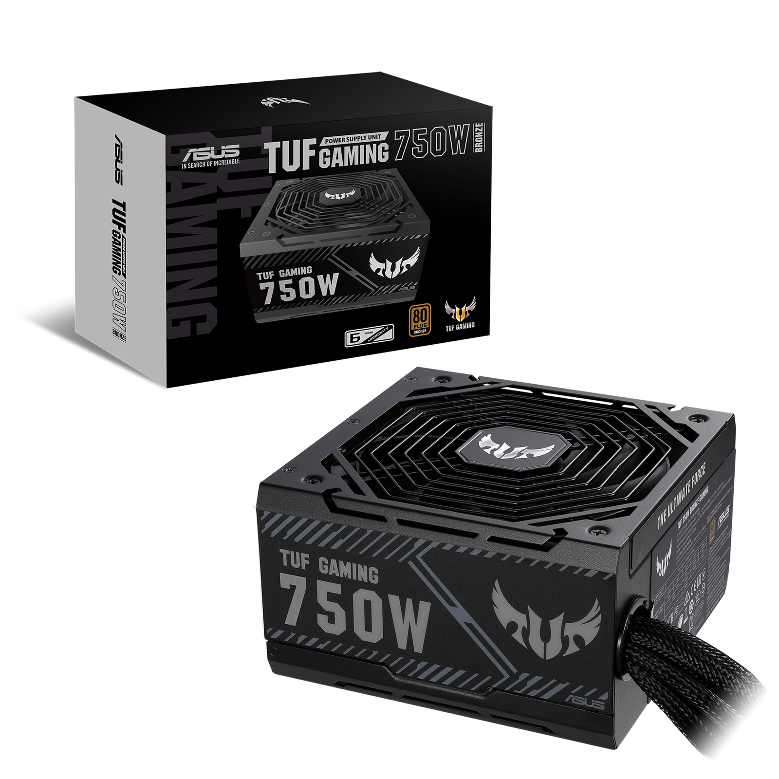 ASUS TUF-GAMING-750B unități de alimentare cu curent 750 W 20+4 pin ATX ATX Negru (90YE00D0-B0NA00)-0