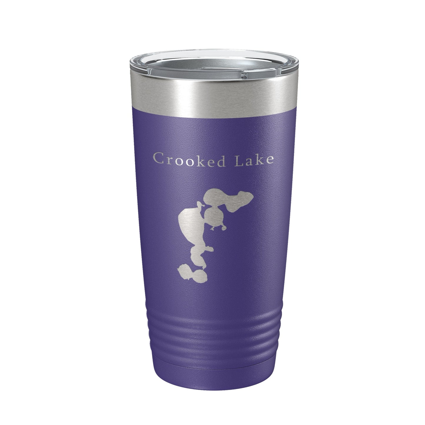 Crooked Lake Map Tumbler Travel Mug Insulated Laser Engraved Coffee Cup Florida 20 oz-15