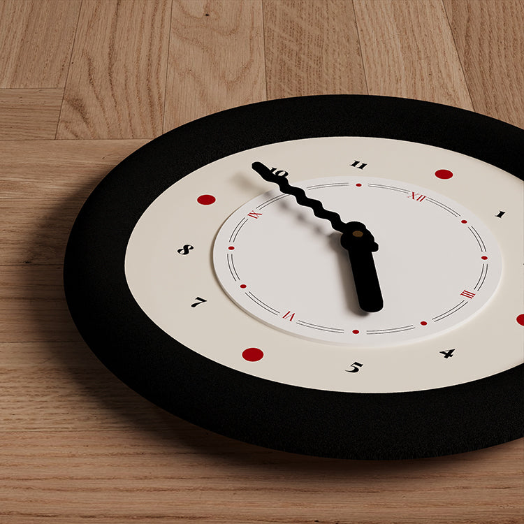 Classic Grid Panel Clock-2