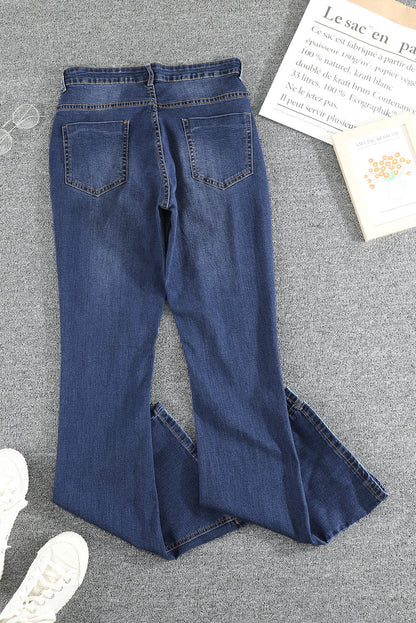 Jolie Wash Vintage Wide Leg Jeans-3