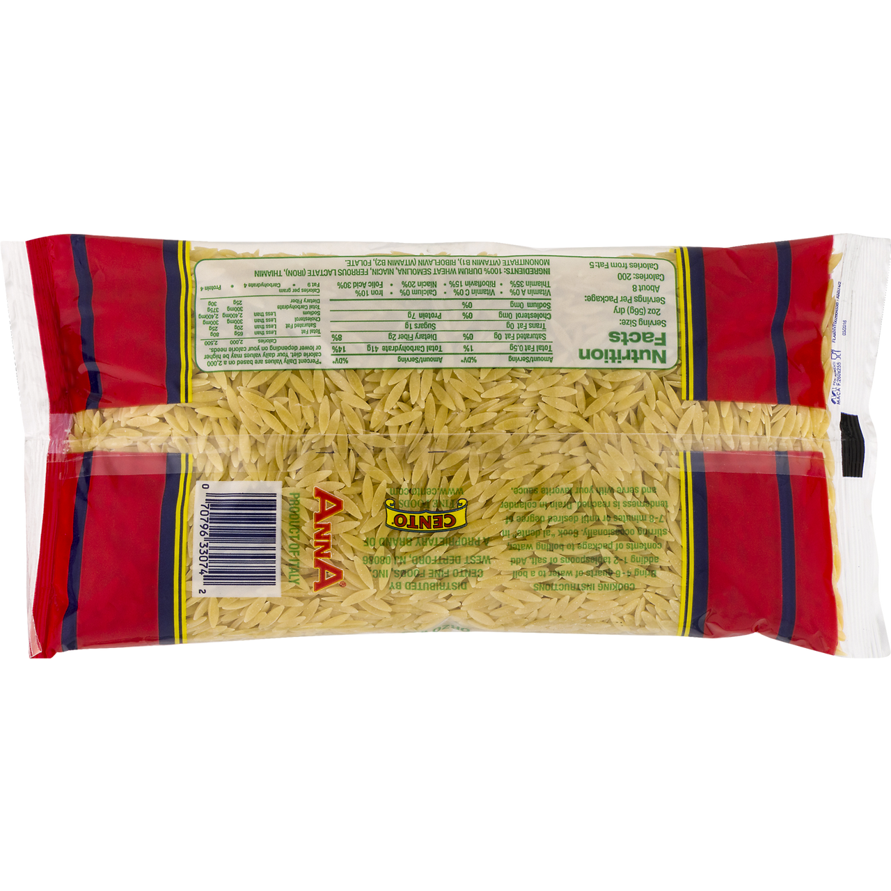 ANNA ORZO 74 PASTA ( 20 X 16 OZ   )-4