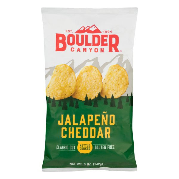 Boulder Canyon Jalapeno Cheddar Potato Chips Gluten Free (12x5 Oz)-0