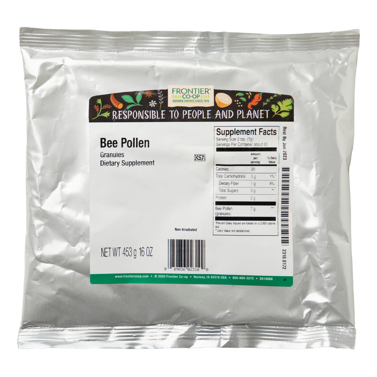 Frontier Bee Pollen Domesti (1x1LB )-1