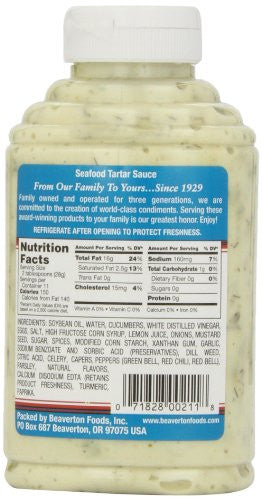 Beaver Seafood Tartar Sauce (6x11.5Oz)-3