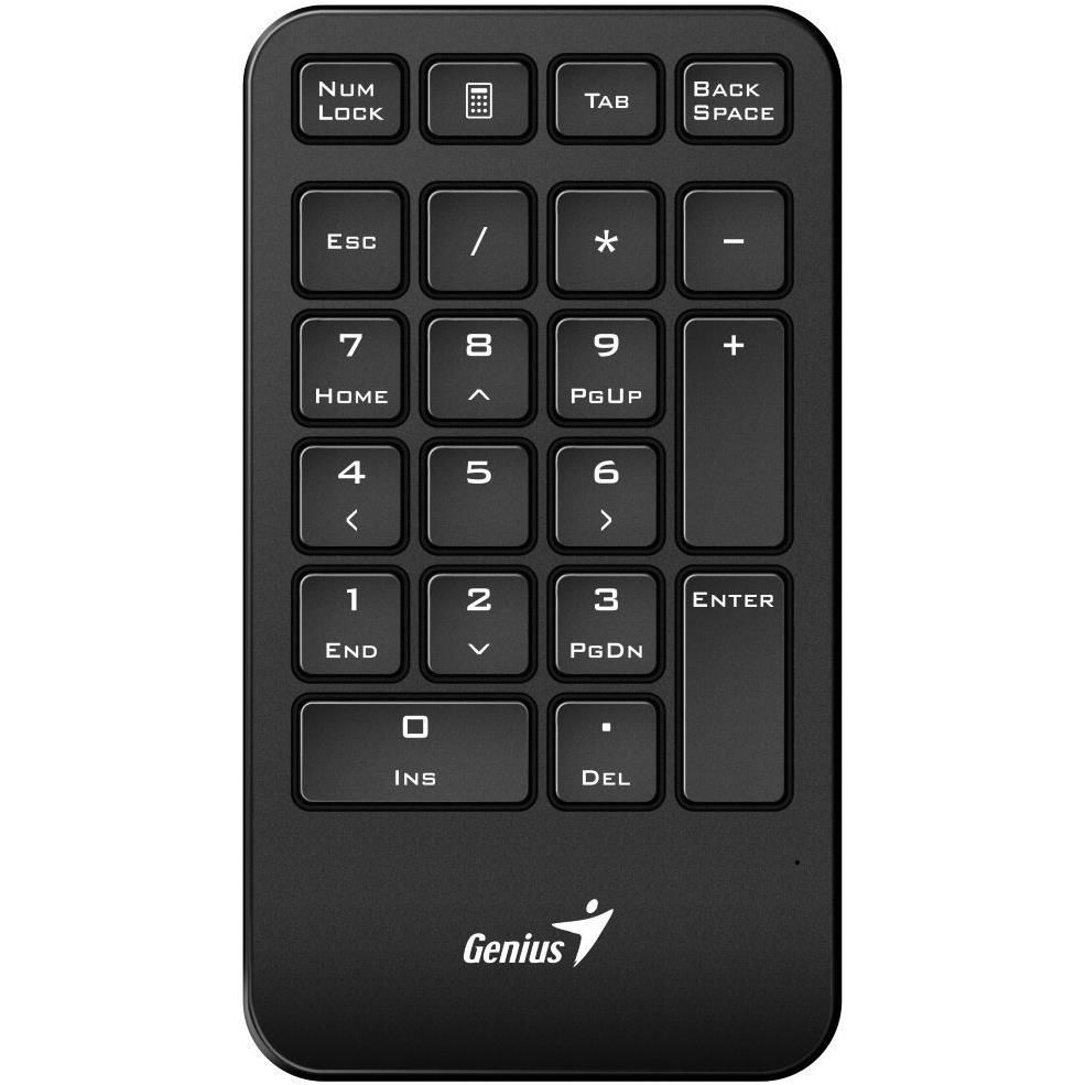 Genius NumPad 1000, bezdrátová numerická klávesnice, černá (31320003400)-0