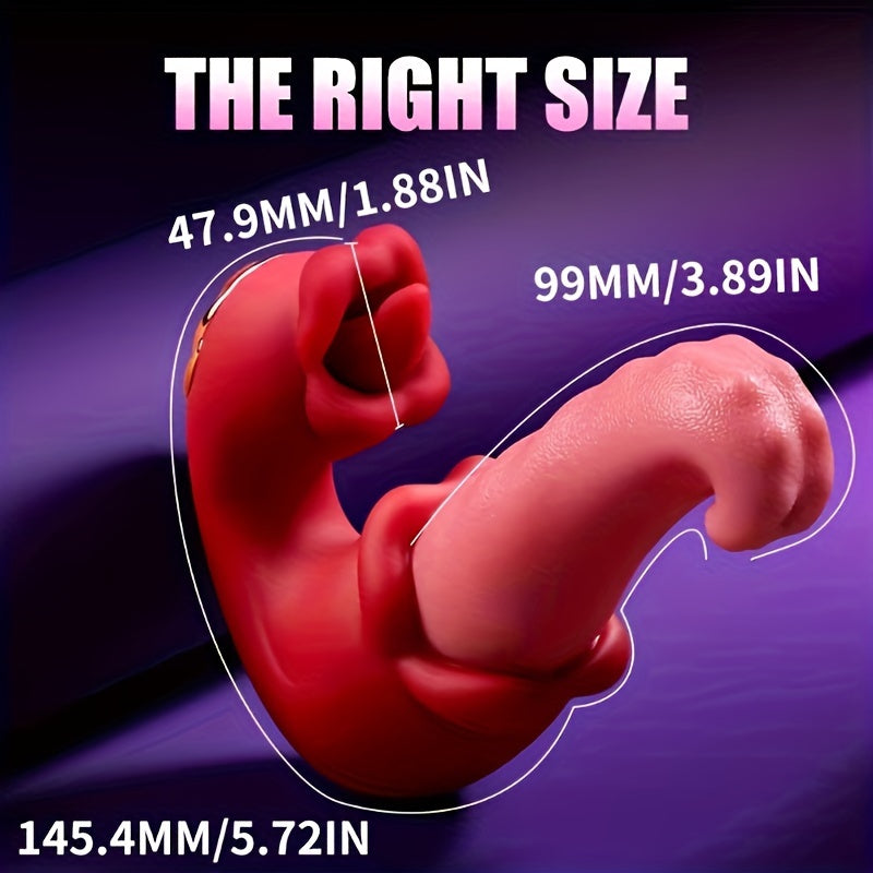NNETM 4-in-1 Rabbit Vibrator – Tongue Licking for Women-3
