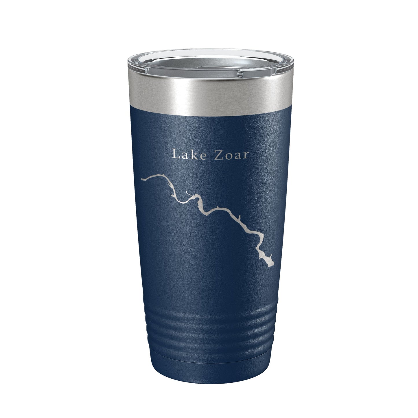 Lake Zoar Map Tumbler Travel Mug Insulated Laser Engraved Coffee Cup Housatonic River Connecticut 20 oz-2