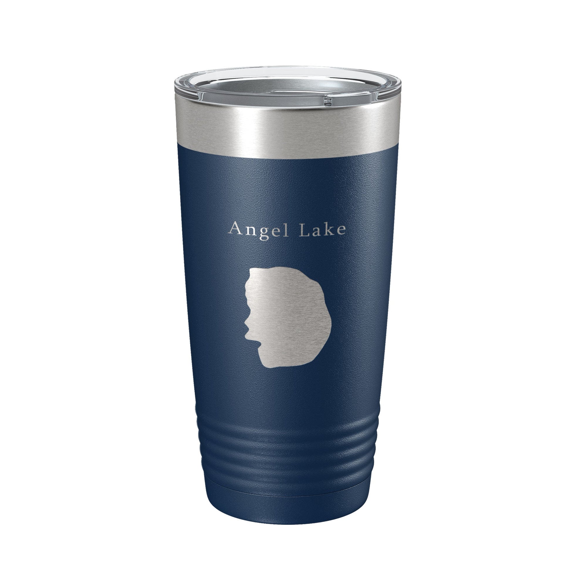 Angel Lake Map Tumbler Travel Mug Insulated Laser Engraved Coffee Cup Nevada 20 oz-2