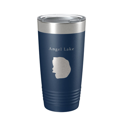 Angel Lake Map Tumbler Travel Mug Insulated Laser Engraved Coffee Cup Nevada 20 oz-8