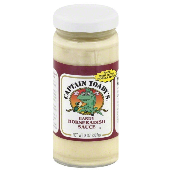 Captain Toady's Hardy Horseradish Sauce (12x8 Oz)-0