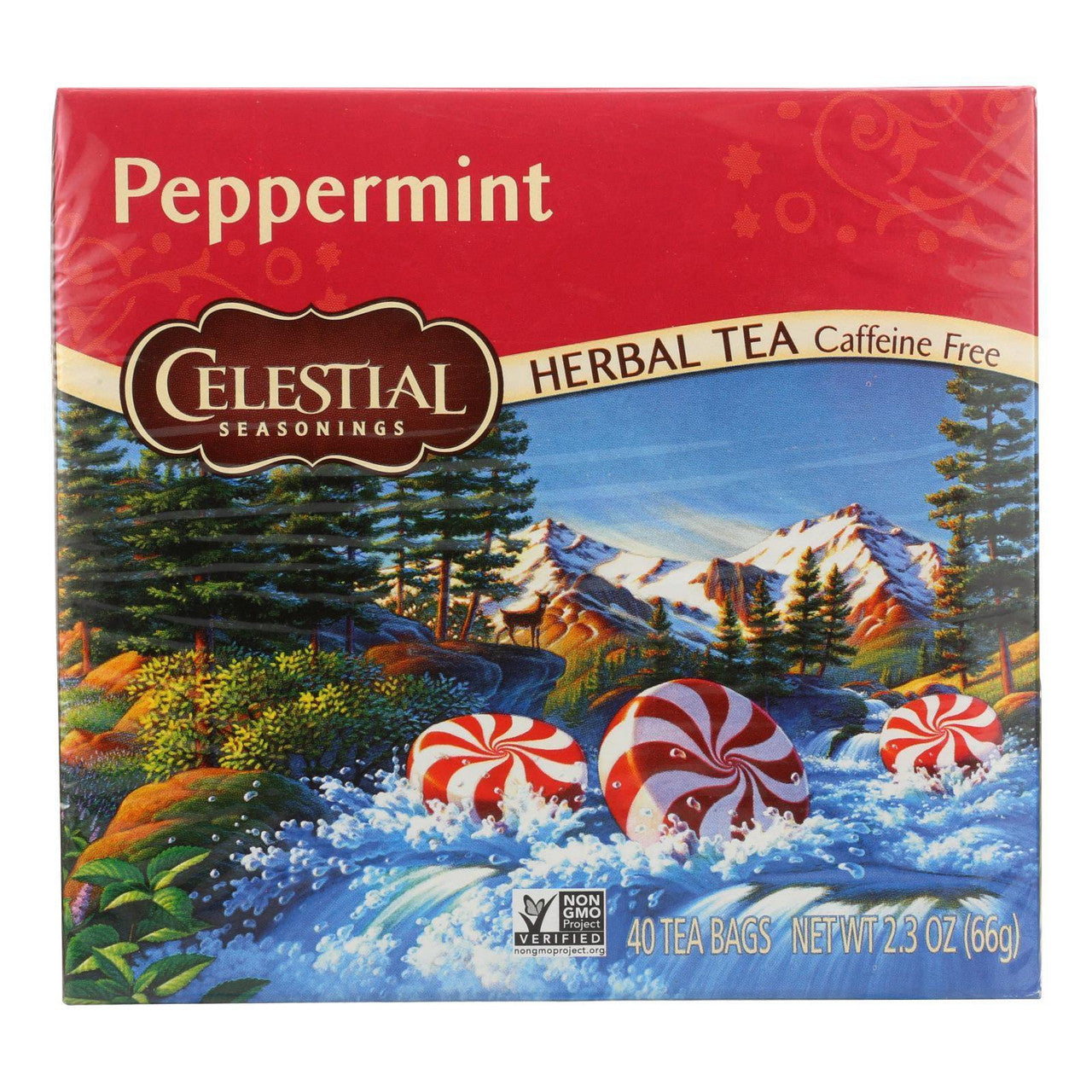 Celestial Seasonings Peppermint Herb Tea (6x40 Bag)-0