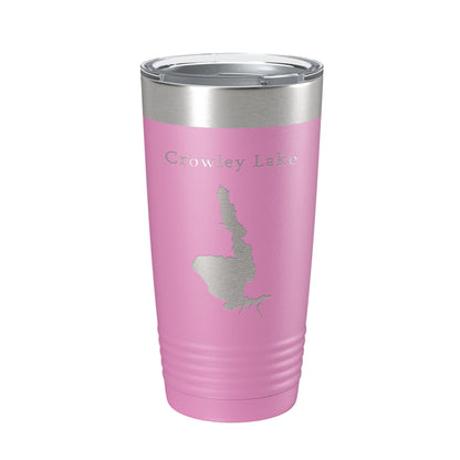Crowley Lake Map Tumbler Travel Mug Insulated Laser Engraved Coffee Cup California 20 oz-14