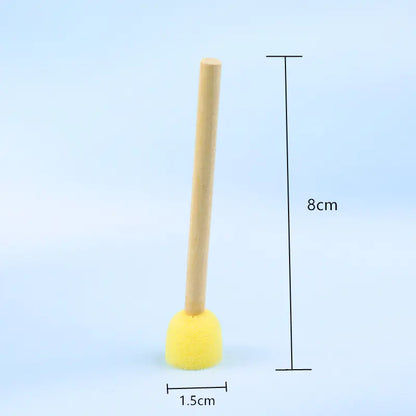 Children's Round Sponge Painting Brushes for Doodle Art